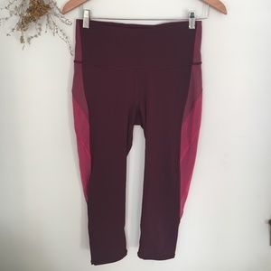 Lululemon Pink Crop Leggings